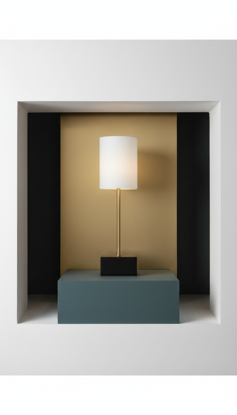 Matte Glass Table Lamp