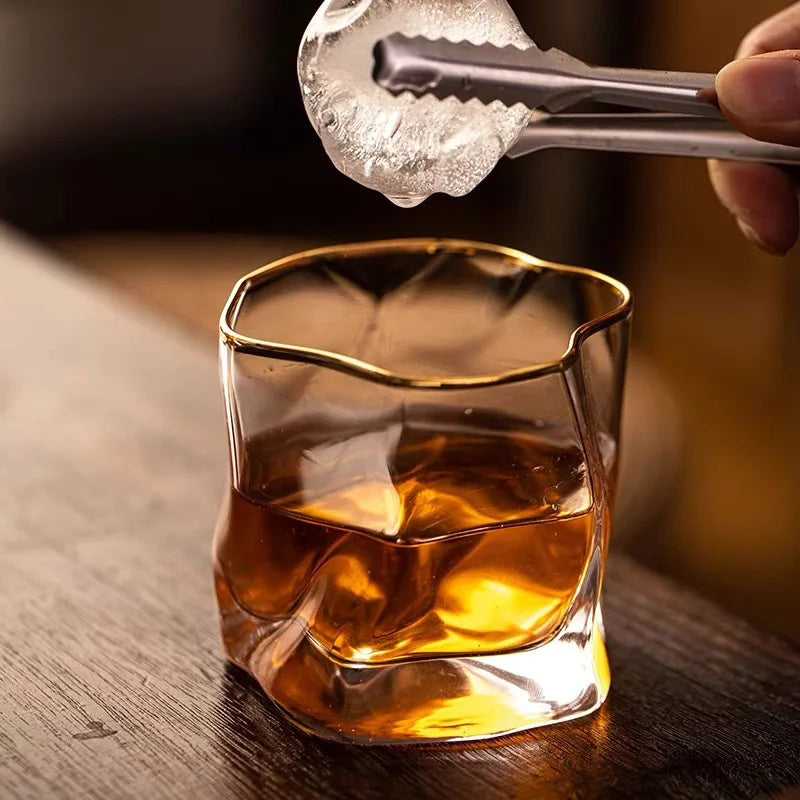Textured Whiskey Glass 2-Piece Set