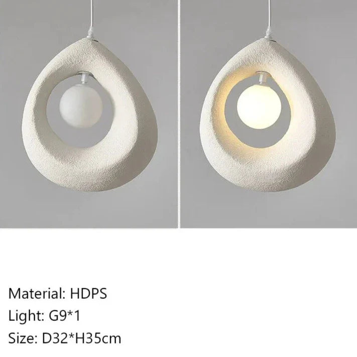 Wabi Sabi Tear Pendant Light