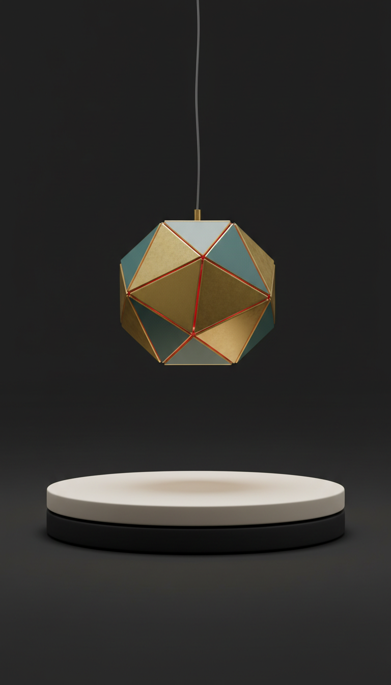Brushed Steel Pendant Light