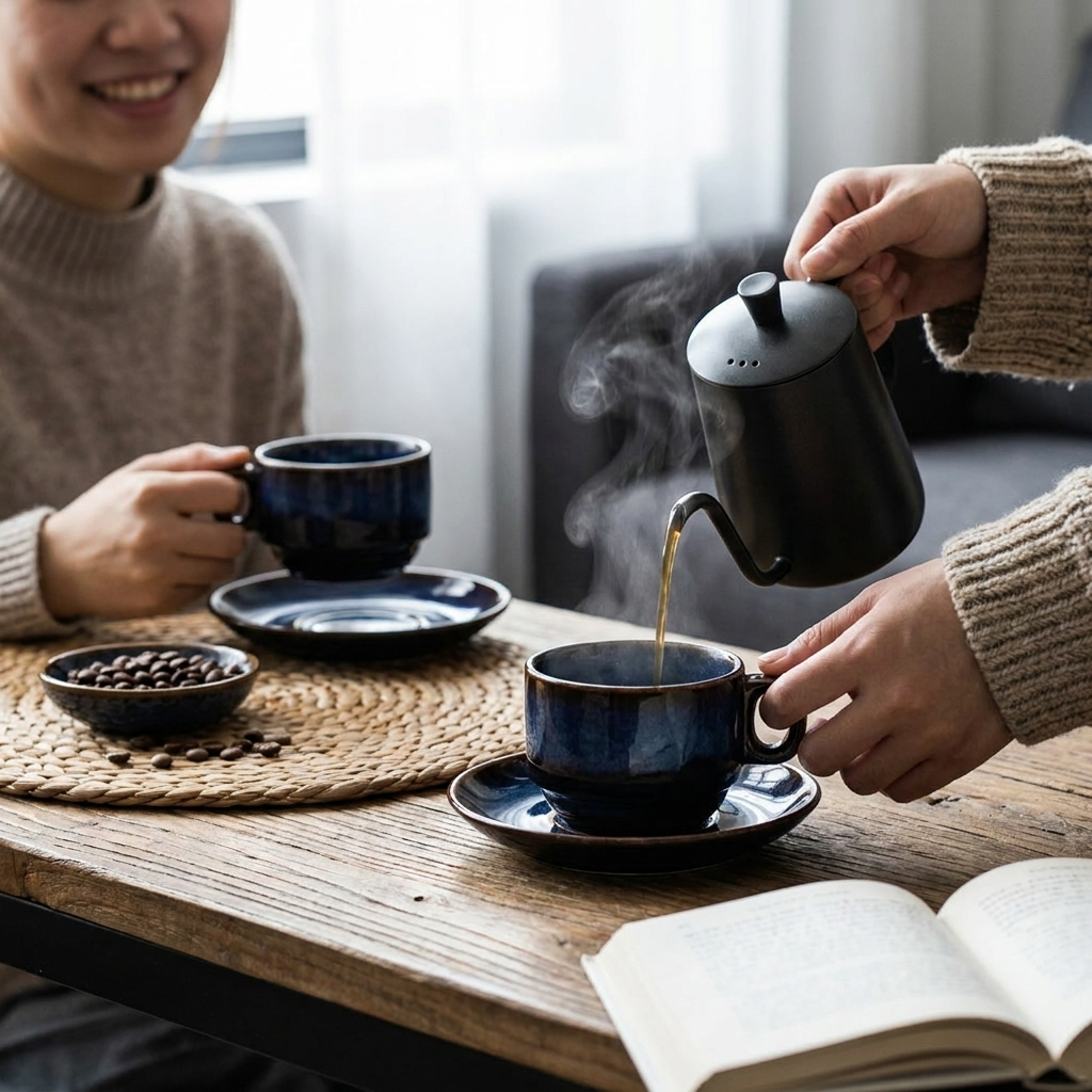 Laguna Kiln Mug Set lifestyle