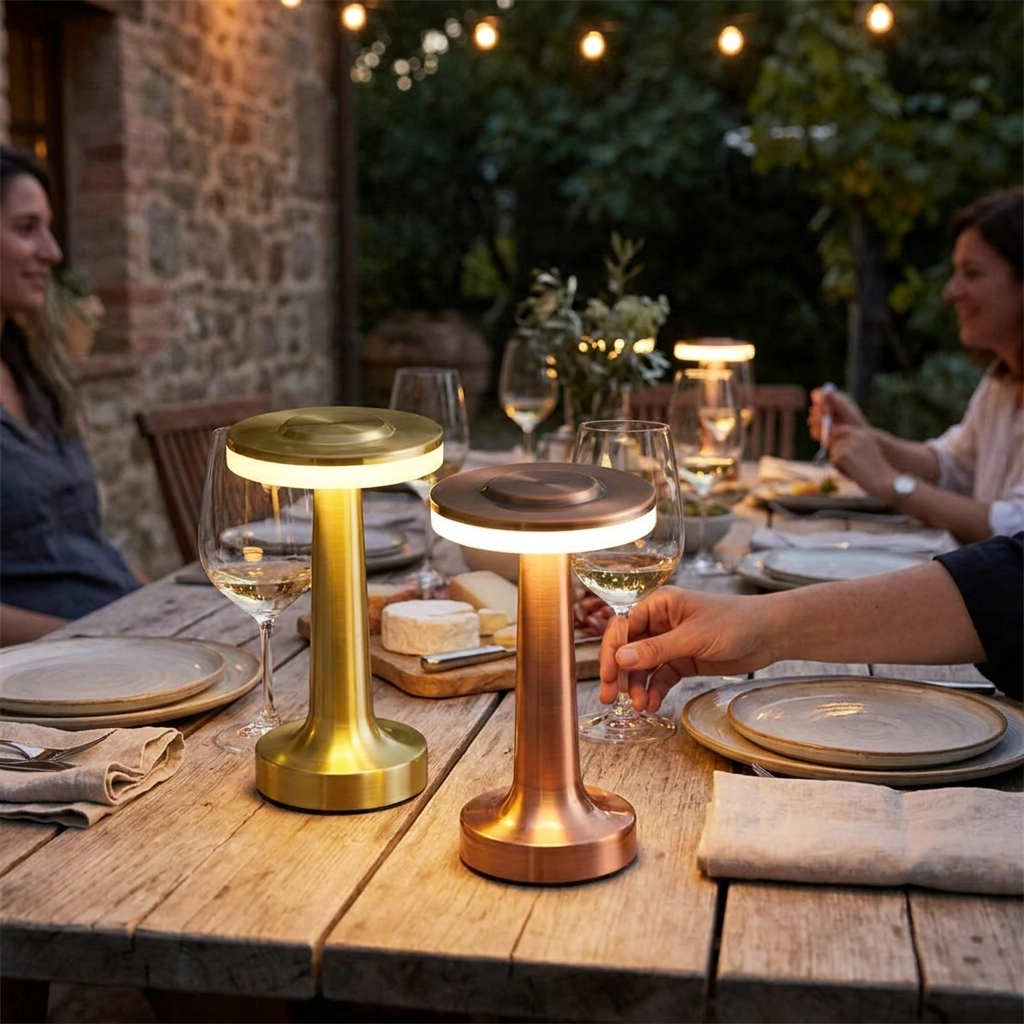 Chrome Table Lamp lifestyle