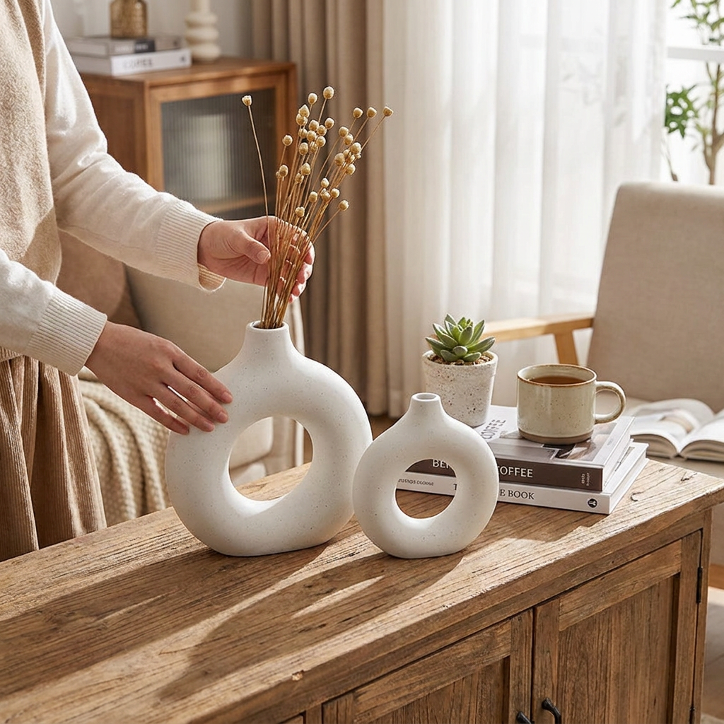 Halo Vase 2-Piece Set lifestyle