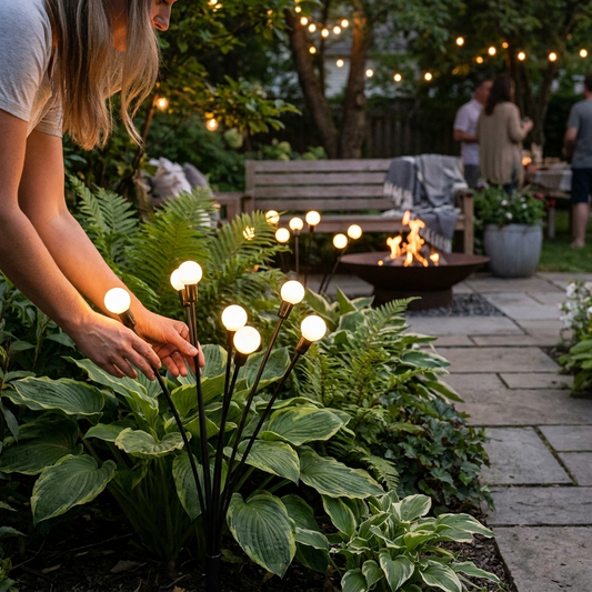 Solar Swaying Garden Lights lifestyle