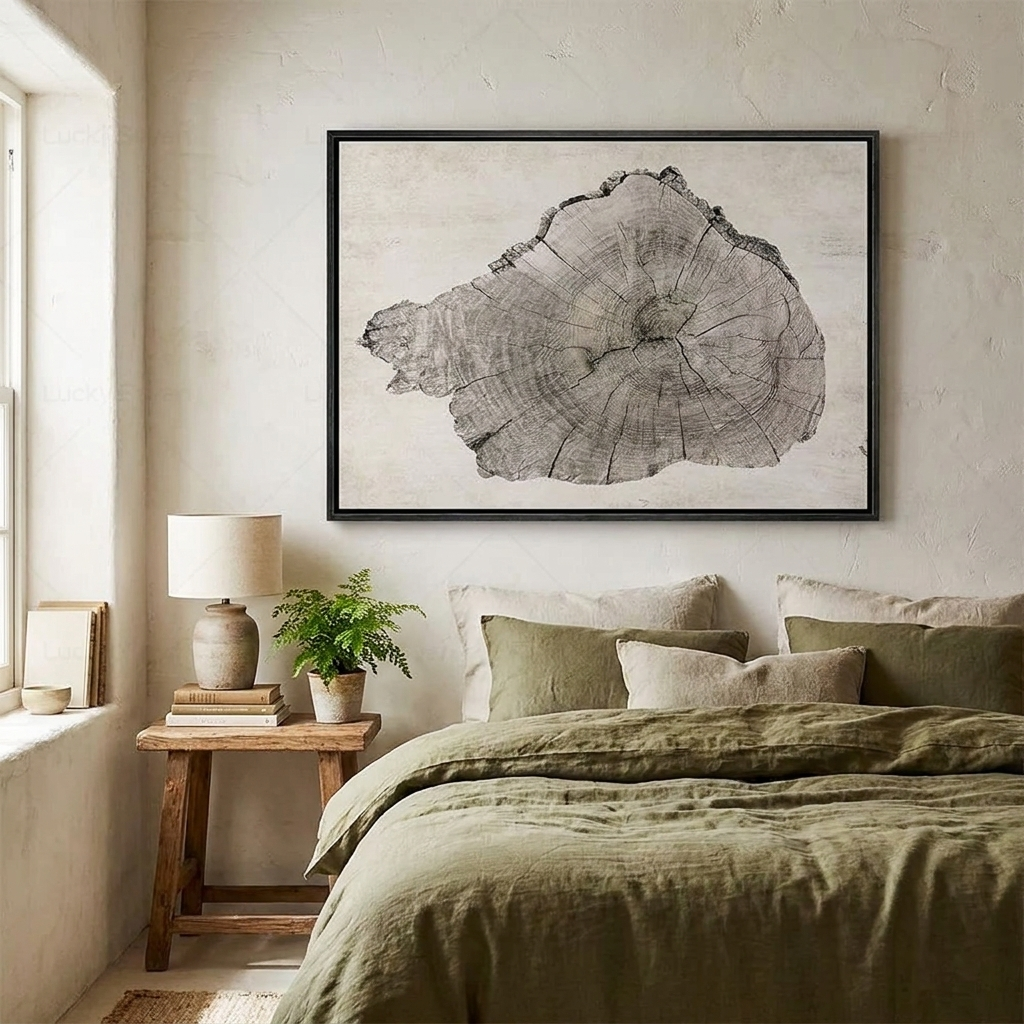 Tree Rings Abstract Canvas lifestyle