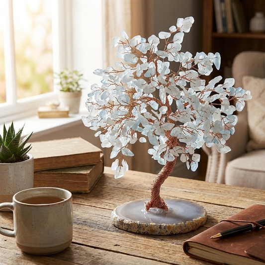 Aquamarine Stone Tree lifestyle