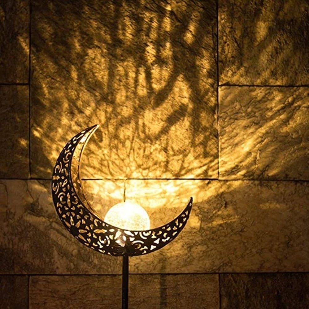 Solar Outdoor Half-Moon Light